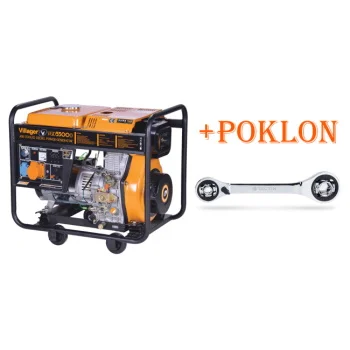 Villager dizel agregat VGD 5500-0 + POKLON Tactix multifunkcionalni ključ sa dodacima 900118 Villager dizel agregat VGD 5500-0 + POKLON Tactix multifunkcionalni ključ sa dodacima 900118